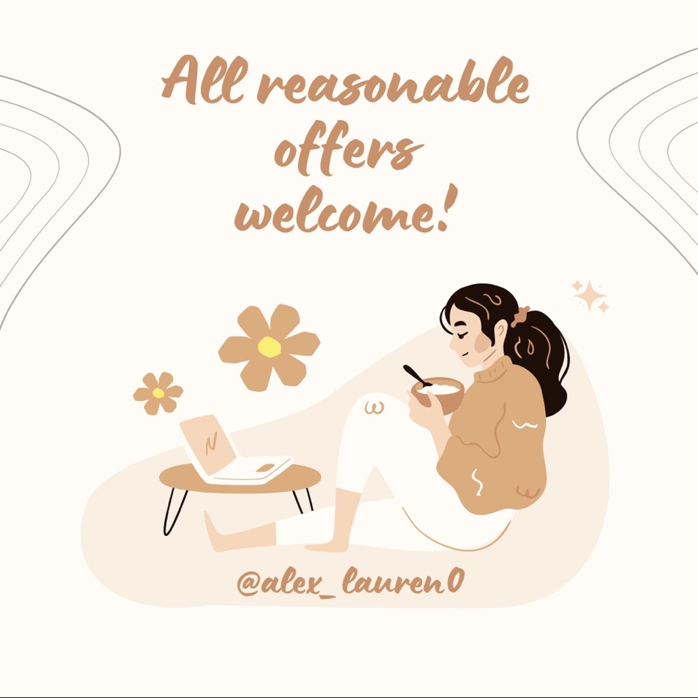 All reasonable offers welcome! Bundle to save!